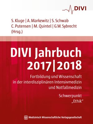 cover image of DIVI Jahrbuch 2017/2018